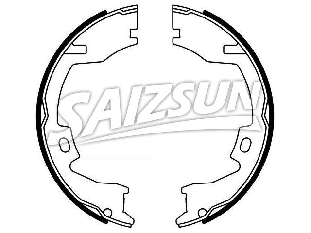 刹车蹄片 Brake Shoe Set:BC3Z-2648-A