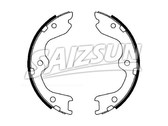 刹车蹄片 Brake Shoe Set:D40F0-AR06K