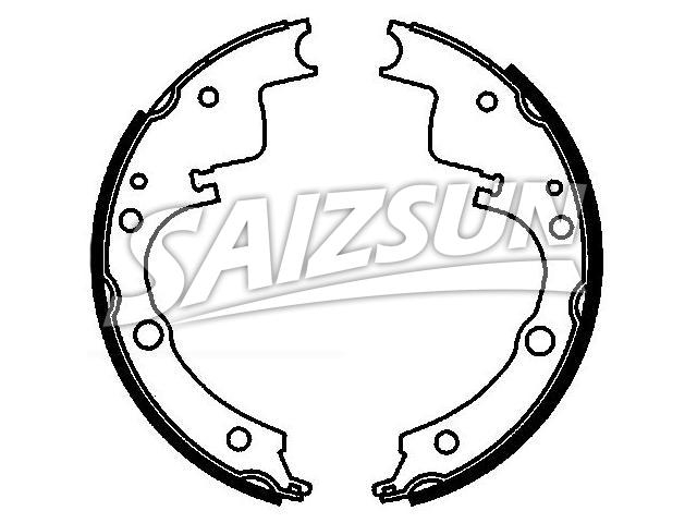 刹车蹄片 Brake Shoe Set:7981354