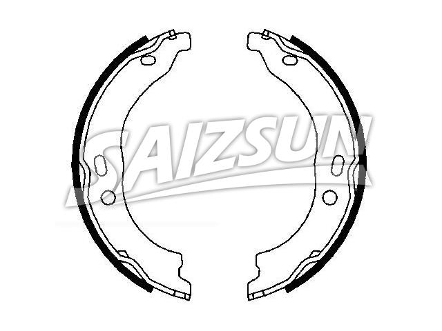刹车蹄片 Brake Shoe Set:77364023