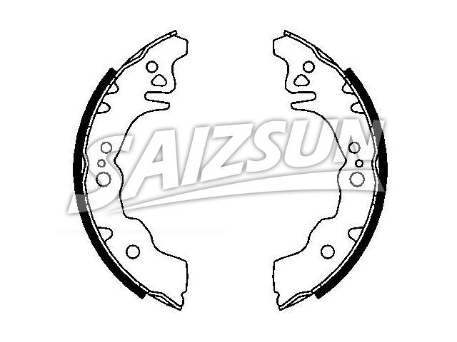 刹车蹄片 Brake Shoe Set:04495-B1030