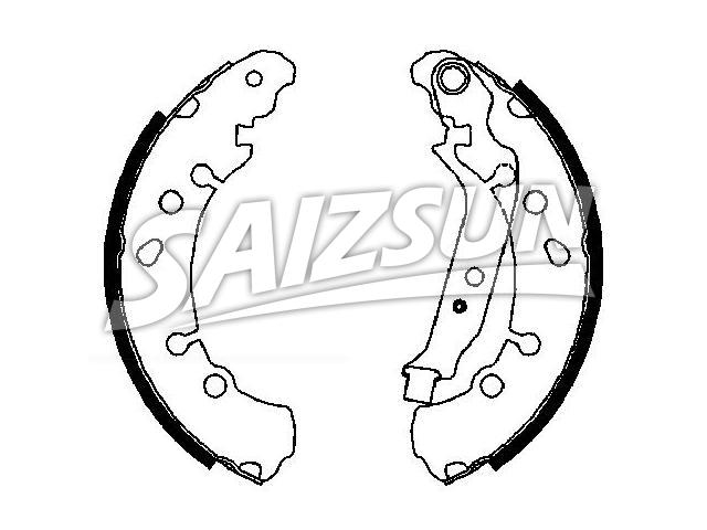 刹车蹄片 Brake Shoe Set:04495-0D040