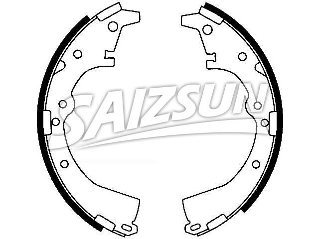 刹车蹄片 Brake Shoe Set:04495-35060