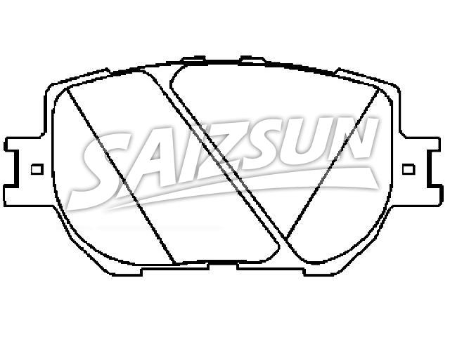 刹车片 Brake Pad Set:04465-30480