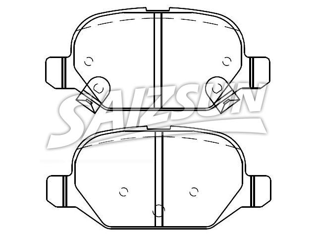 刹车片 Brake Pad Set:68206120AA