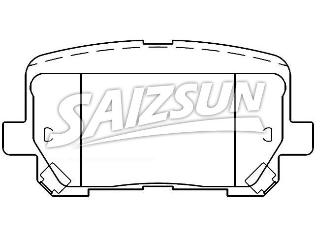 刹车片 Brake Pad Set:68245118AA
