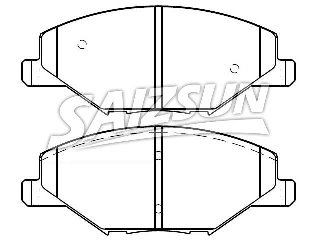 刹车片 Brake Pad Set:6RU 698 151 A