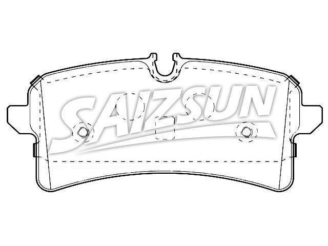 刹车片 Brake Pad Set:4H0 698 451 F