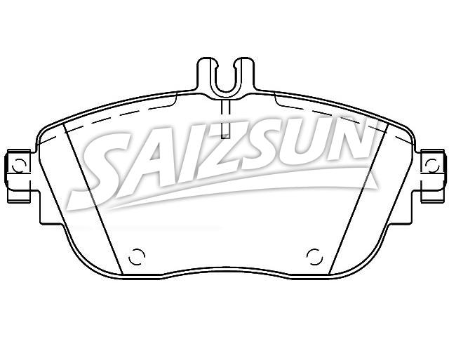 刹车片 Brake Pad Set:008 420 06 20