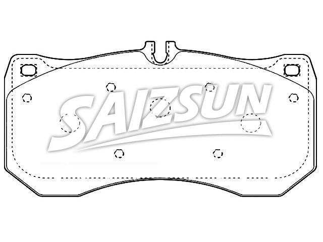 刹车片 Brake Pad Set:4H0 698 151 C