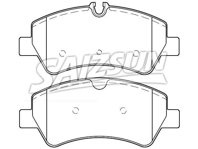 刹车片 Brake Pad Set:BK21-2M008-AA