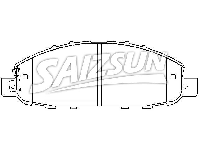 刹车片 Brake Pad Set:D1060-3XA0A