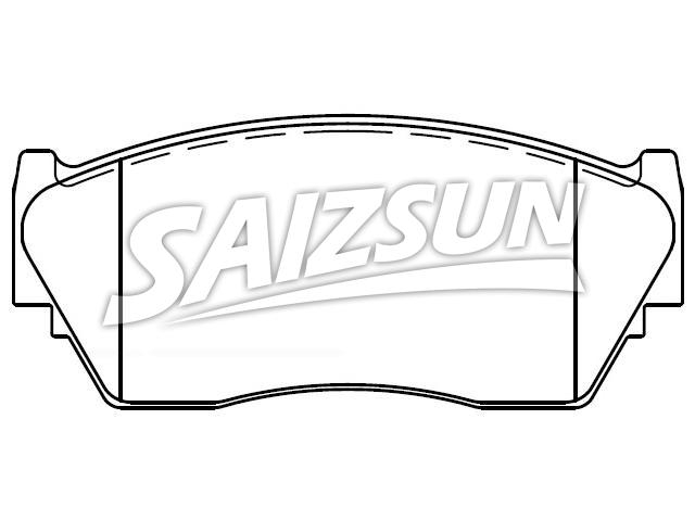 刹车片 Brake Pad Set:41060-72Y00