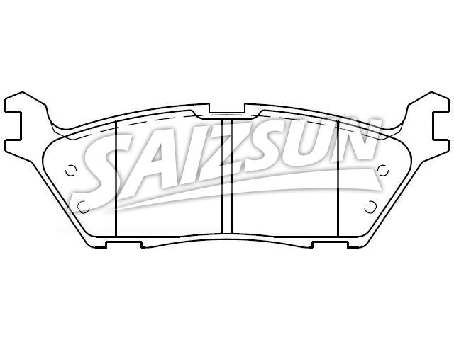 刹车片 Brake Pad Set:FL3Z-2200-A