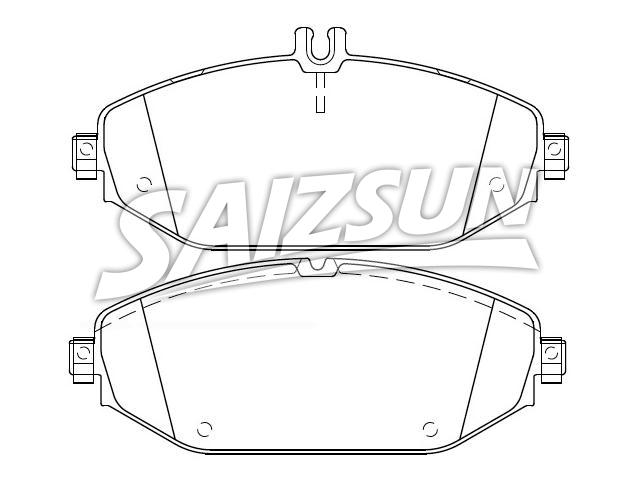 刹车片 Brake Pad Set:A 008 420 38 20