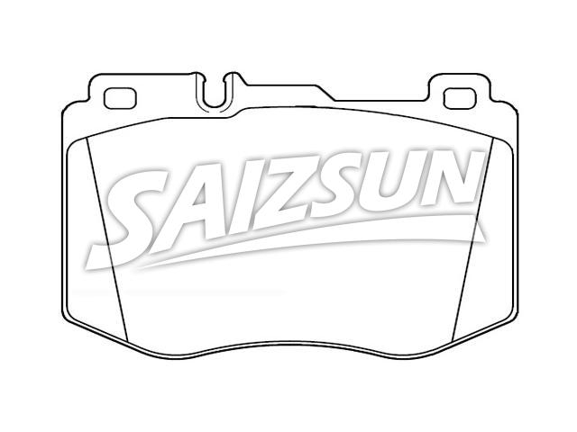 刹车片 Brake Pad Set:008 420 17 20