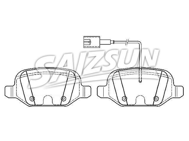 刹车片 Brake Pad Set:77365858