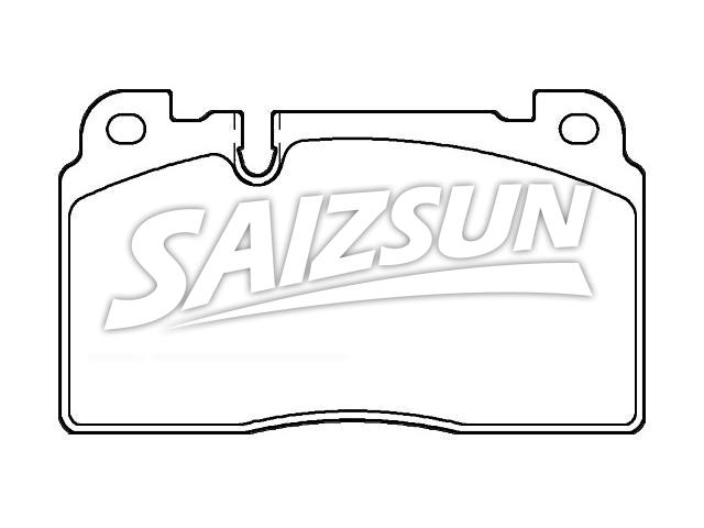 刹车片 Brake Pad Set:8R0 698 151 D