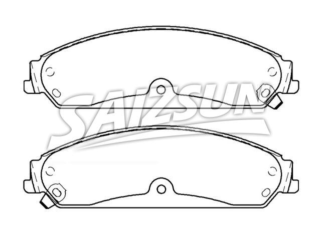 刹车片 Brake Pad Set:68147681AA