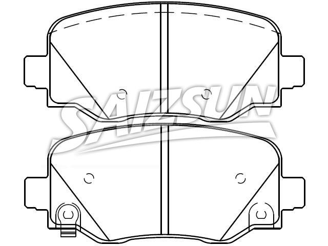 刹车片 Brake Pad Set:68263132AA