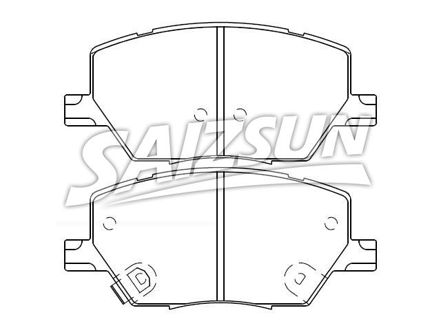 刹车片 Brake Pad Set:68273005AA