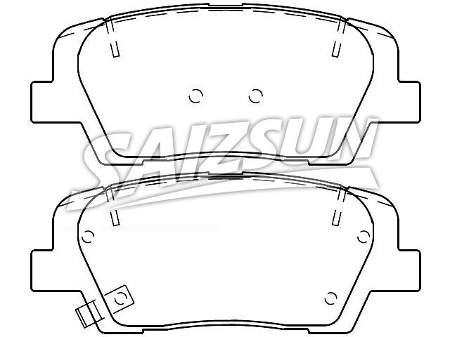 刹车片 Brake Pad Set:58302-C6A00
