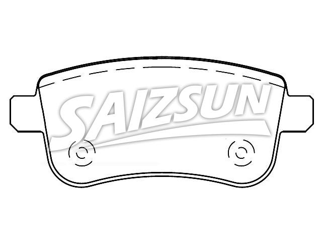 刹车片 Brake Pad Set:44 06 037 34R