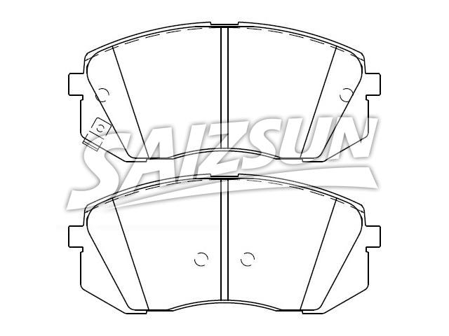 刹车片 Brake Pad Set:58101-C2A10