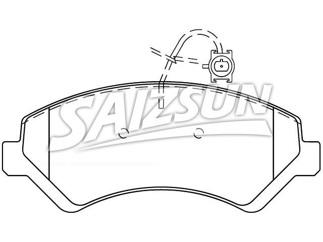 刹车片 Brake Pad Set:68289462AA