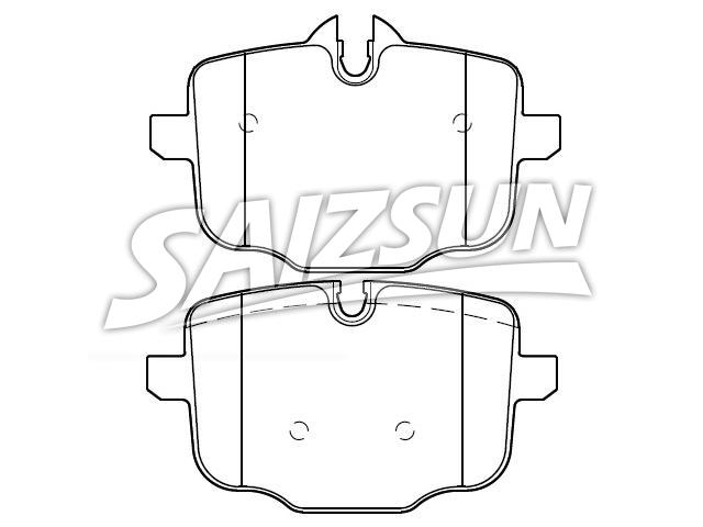刹车片 Brake Pad Set:34 21 6 870 552
