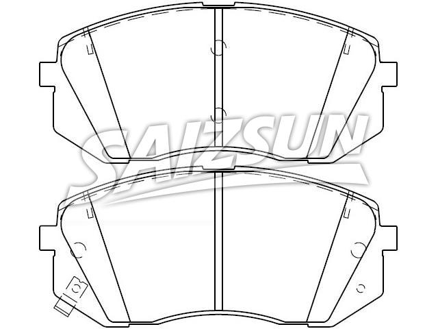 刹车片 Brake Pad Set:58101-D4A20