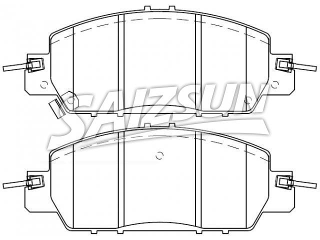 刹车片 Brake Pad Set:45022-T3L-A00
