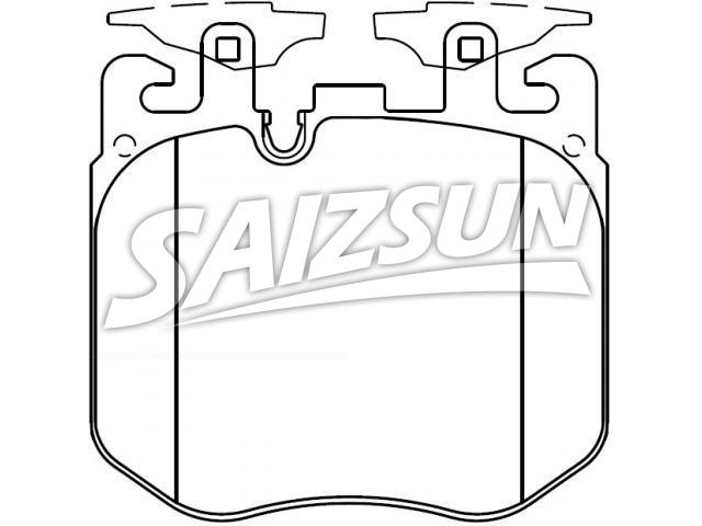 刹车片 Brake Pad Set:34 11 6 874 432