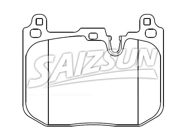 刹车片 Brake Pad Set:34 10 6 860 020