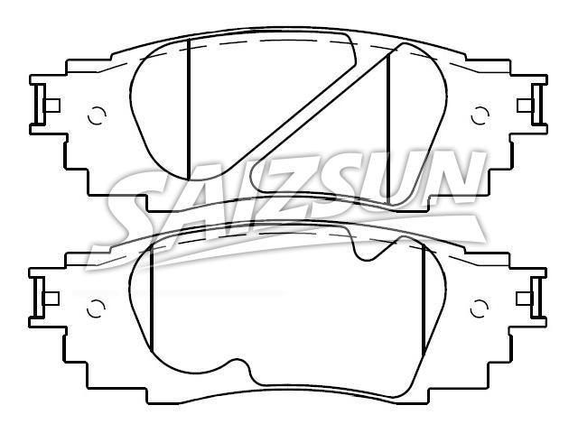 刹车片 Brake Pad Set:04466-48160