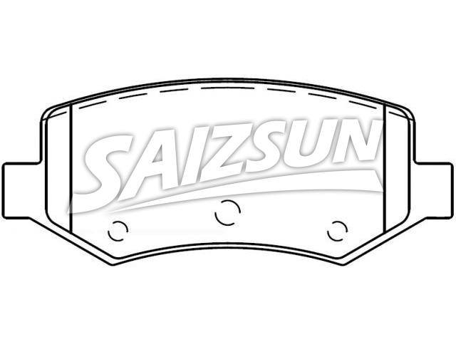 刹车片 Brake Pad Set:D4033-SN102-C2