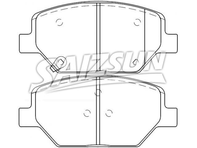 刹车片 Brake Pad Set:23145358