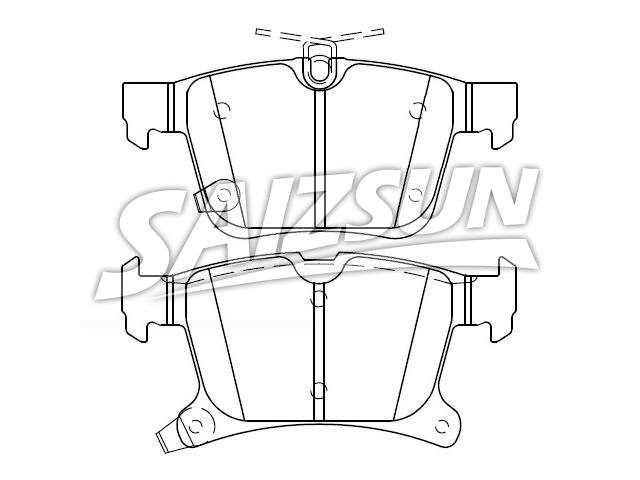 刹车片 Brake Pad Set:68318171AA