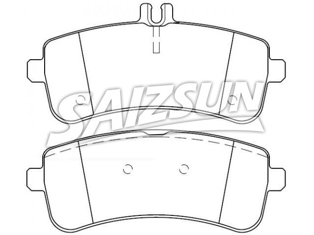 刹车片 Brake Pad Set:000 420 37 00
