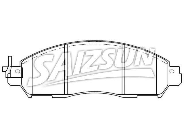 刹车片 Brake Pad Set:D1060-4KH0C