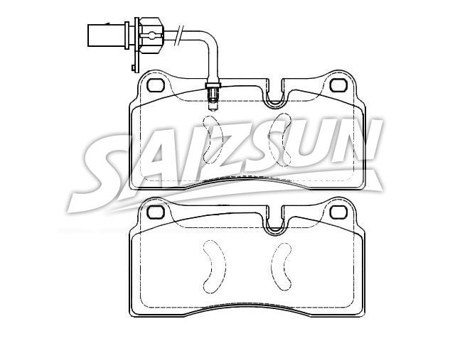 刹车片 Brake Pad Set:420 698 451 B