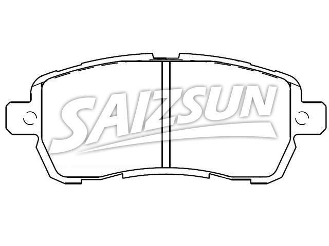 刹车片 Brake Pad Set:E4B1-2001-AB