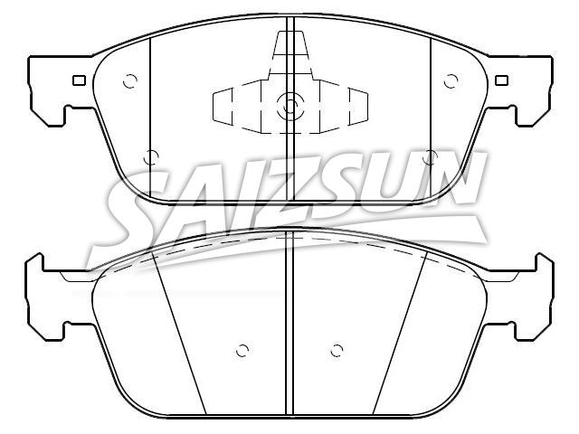 刹车片 Brake Pad Set:CV6Z-2001-N