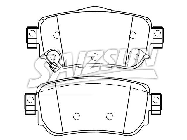 刹车片 Brake Pad Set:D4060-4CA0A