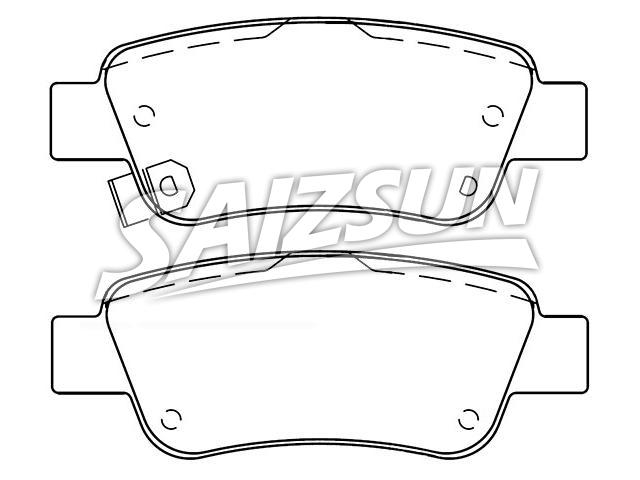 刹车片 Brake Pad Set:43022-SWW-G01