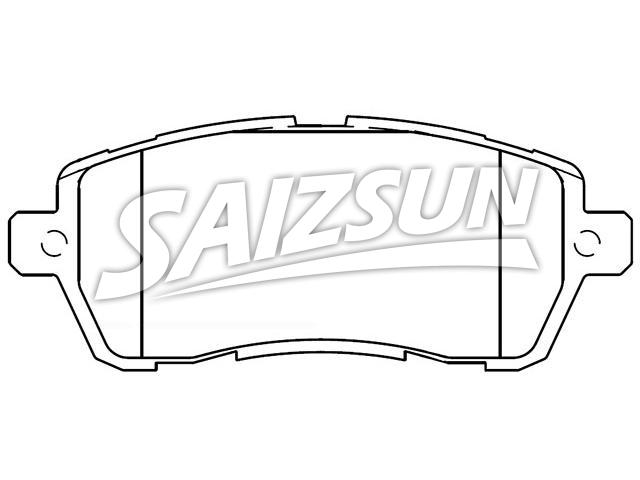 刹车片 Brake Pad Set:1848518