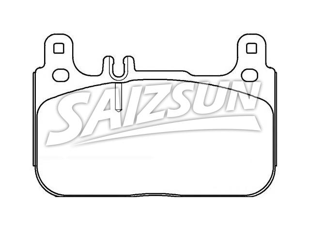 刹车片 Brake Pad Set:007 420 98 20