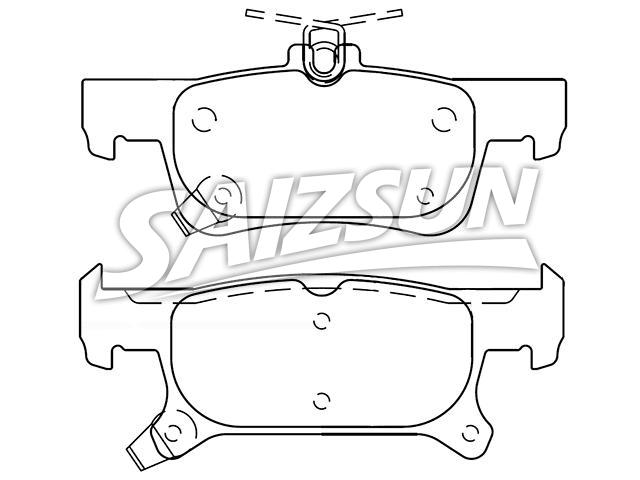 刹车片 Brake Pad Set:23145351