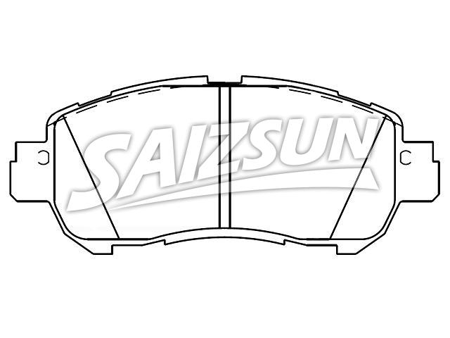 刹车片 Brake Pad Set:D1060-5RB0A