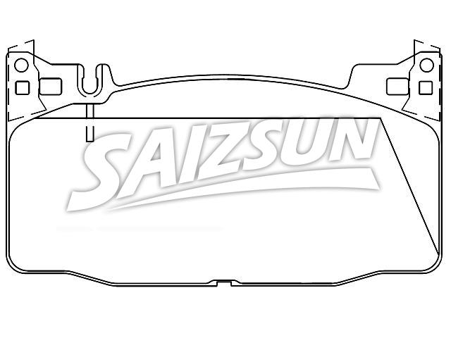 刹车片 Brake Pad Set:000 420 57 00